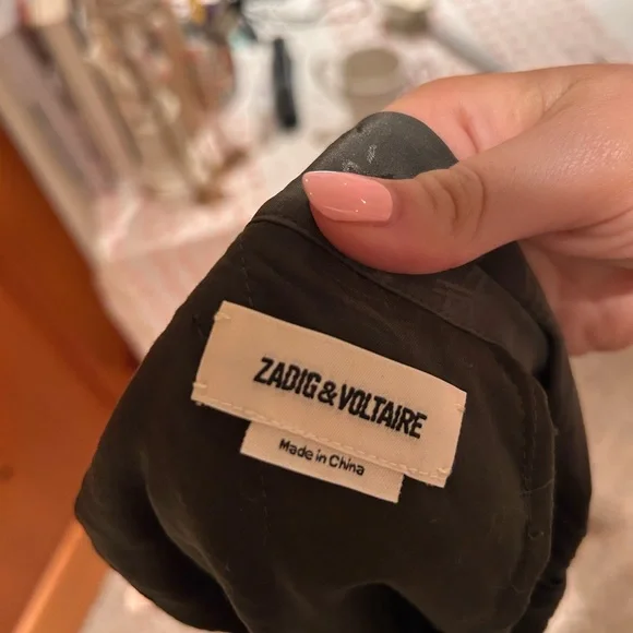 Zadig and Voltaire green and black lace skirts - Picture 4 of 5